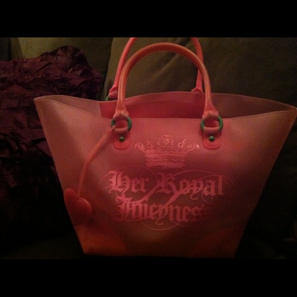 Juicy couture beach tote with beach towel