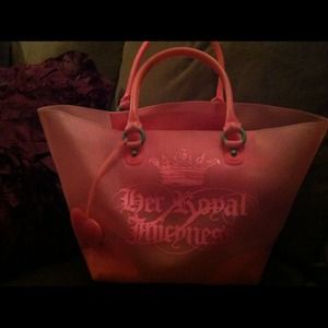 Juicy couture beach tote with beach towel