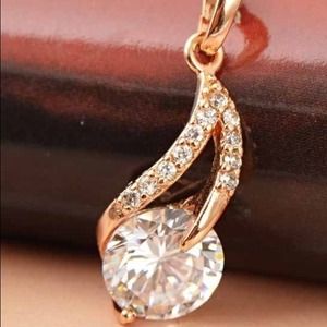 CZ necklace pendant. Very beautiful