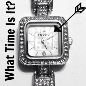 🎉HP 7/25🎉 Glamorous Fossil Bling Watch