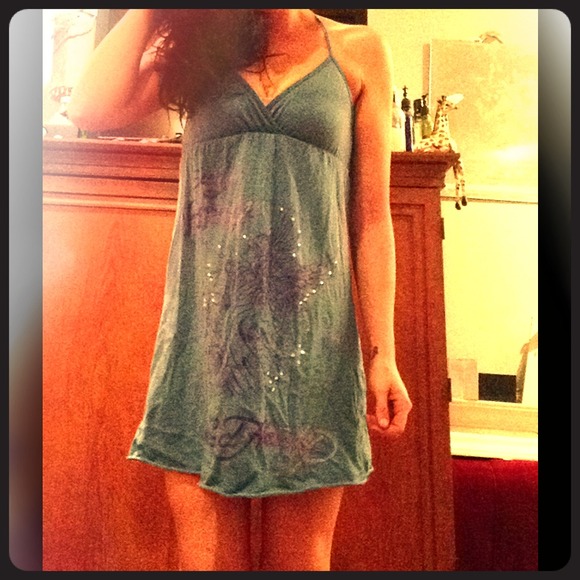 Ed Hardy Vneck dress