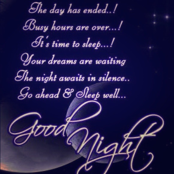 Good night ladies!!