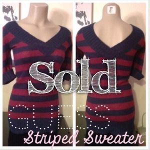 Guess Nautical Striped Long Sweater