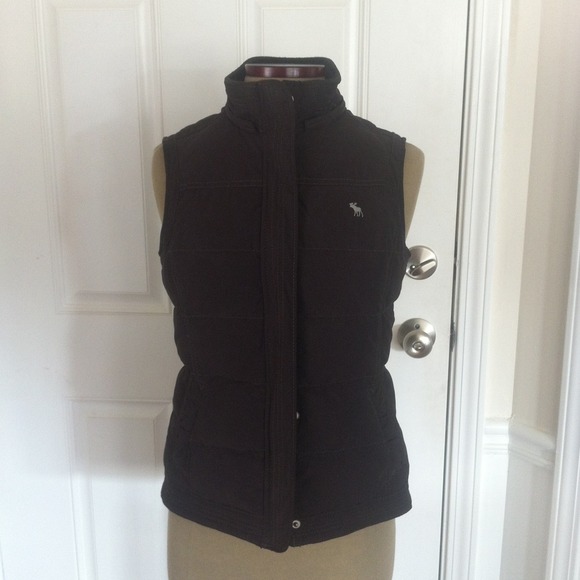 Chocolate Brown Abercrombie & Fitch Vest