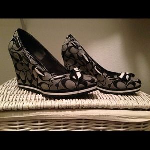 Coach wedge shoe (authentic)