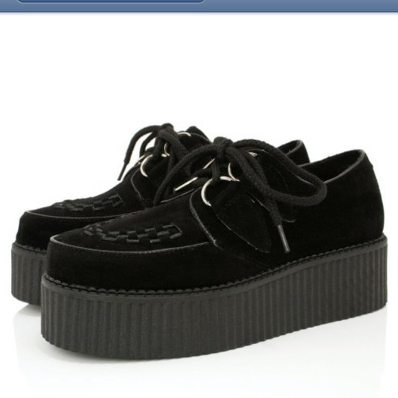 Creeper Sneaker Lace Up Platform Pumps