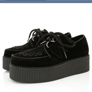 Creeper Sneaker Lace Up Platform Pumps