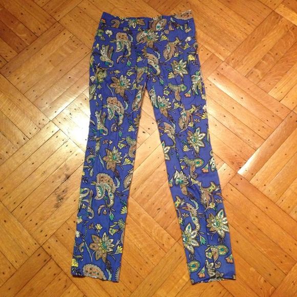 LOFT Floral Pants- Never Worn