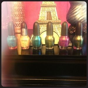 Sephora nail polishes.