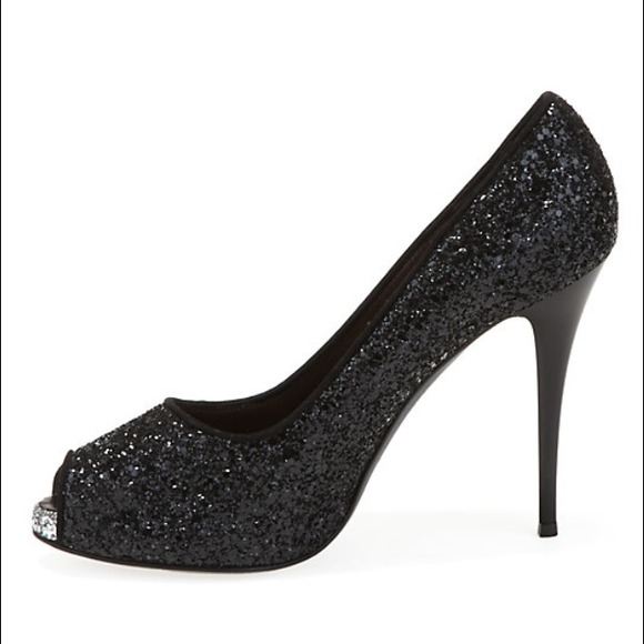 Giuseppe Zanotti flitter peep toe pumps - Picture 1 of 3