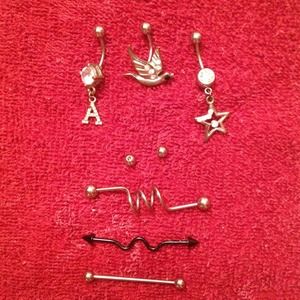 Industrials and belly button rings