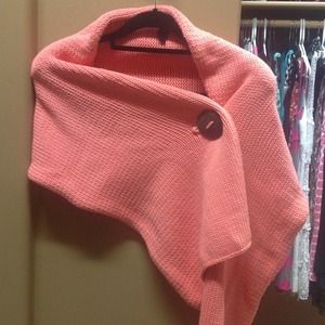 Coral knit wrap