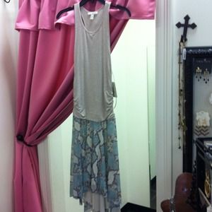 Sleeveless "Jen Blue" casual dress
