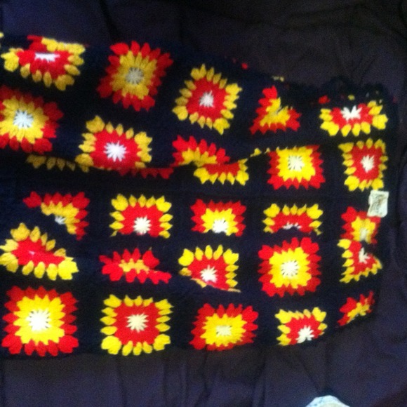 Vintage wool vest. From flower child - Picture 2 of 2