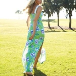 Lilly pulitzer harwin dress new green tossed