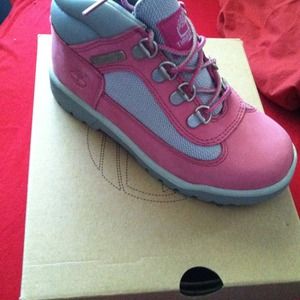 REDUCED!!! Youth Pink and Grey boots
