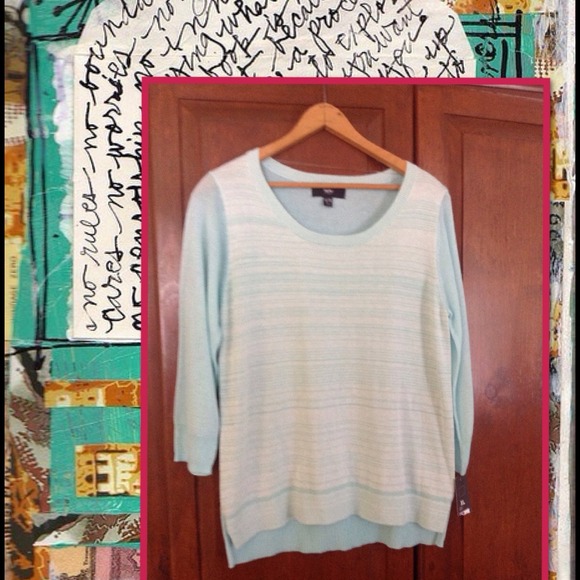 🎉HOST PICK🎉Beautiful mint green hi-lo sweater