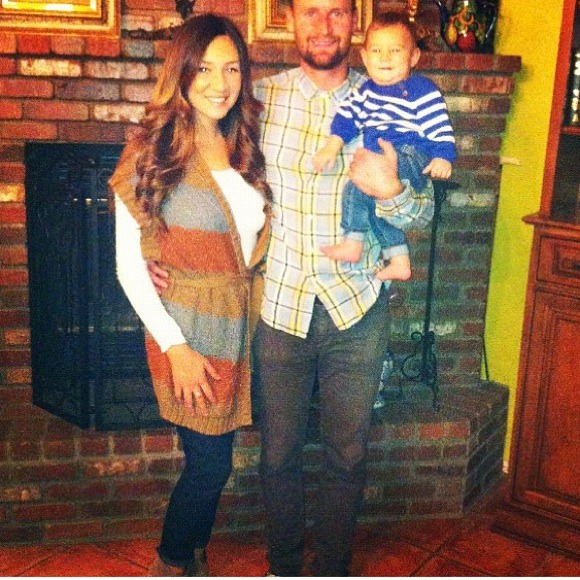 SOLD Colorful sweater with tie waist - Picture 3 of 3