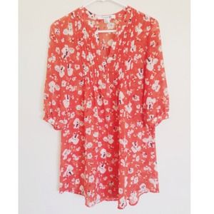 SOLD Floral long flowy top