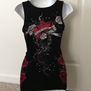 Cute Rose Tank Top