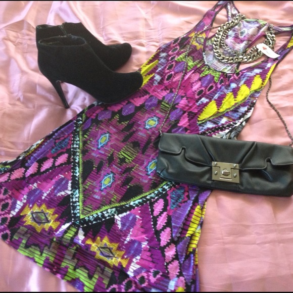 Dresses & Skirts - 🔴Sold🔴Tribal Print Tank Dress