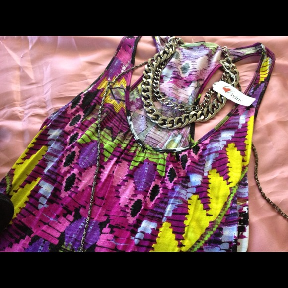 🔴Sold🔴Tribal Print Tank Dress - Picture 2 of 3