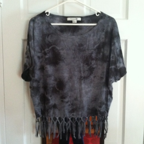 Tie Die Fringe Top