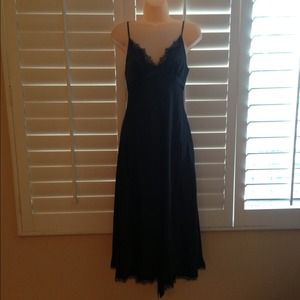 Authentic new BCBG black 100% silk dress