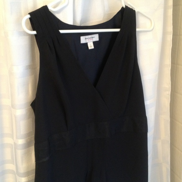 Black dress top