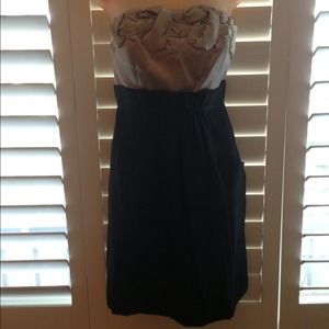 Authentic Max and Cleo strapless dress