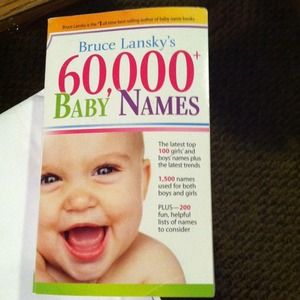 Baby name book