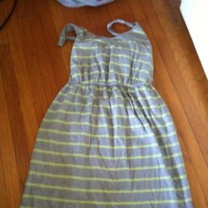 Green and silver dress