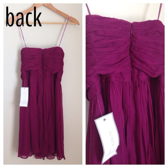 J.Crew | Purple Chiffon Dress - Picture 2 of 4