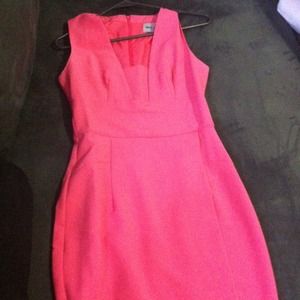 Pink Knee Length Dress