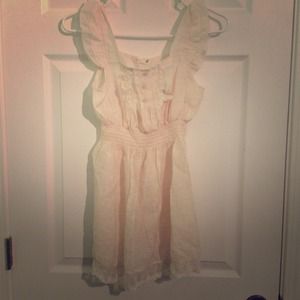 White shirt with lace