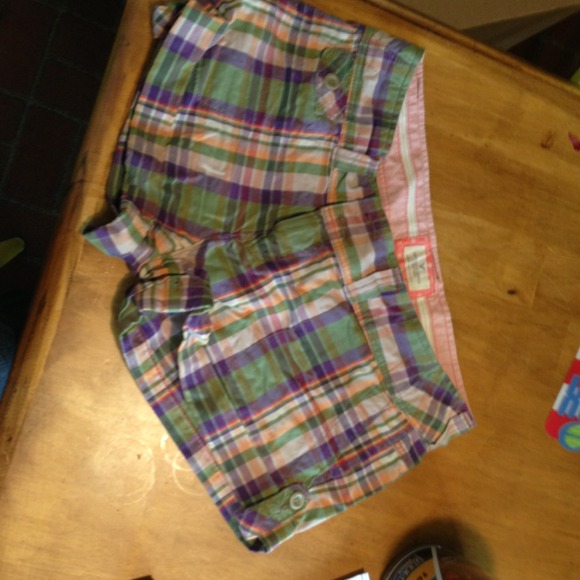 Plaid A&E shorts