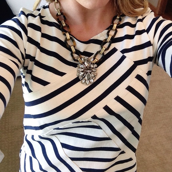 💢SOLD💢 J.Crew Diagonal Long-Sleeve Sailor Top - Picture 4 of 4