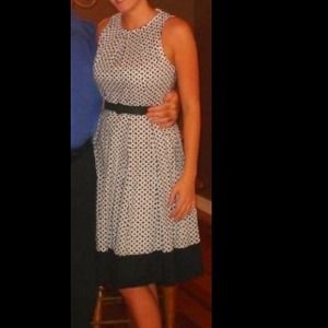 Black and white dress