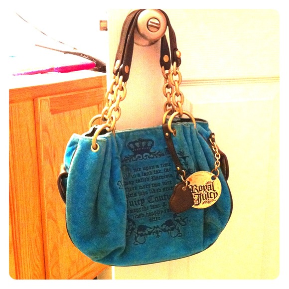 Blue royal Juicy Couture hand bag