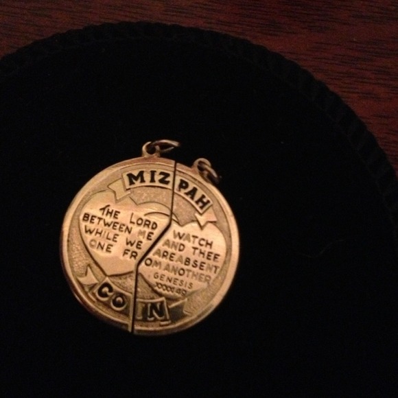 💜👀SALE🍃MIZPAH  COIN CHARM💜
