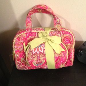 Pink make up bag set