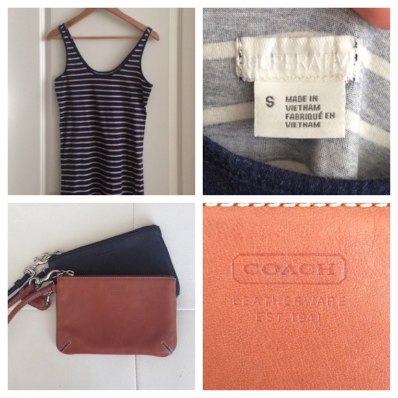 Bundle - Coach Wristlets & Maxi Dress