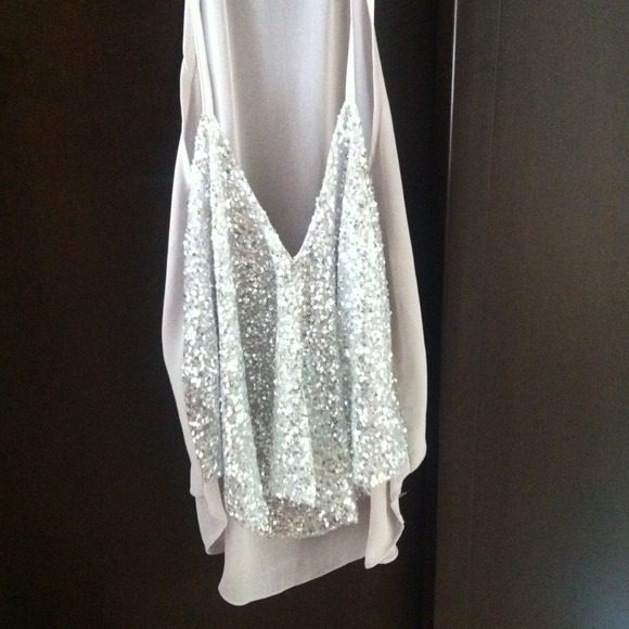 213 sparkly top w semi sheer back