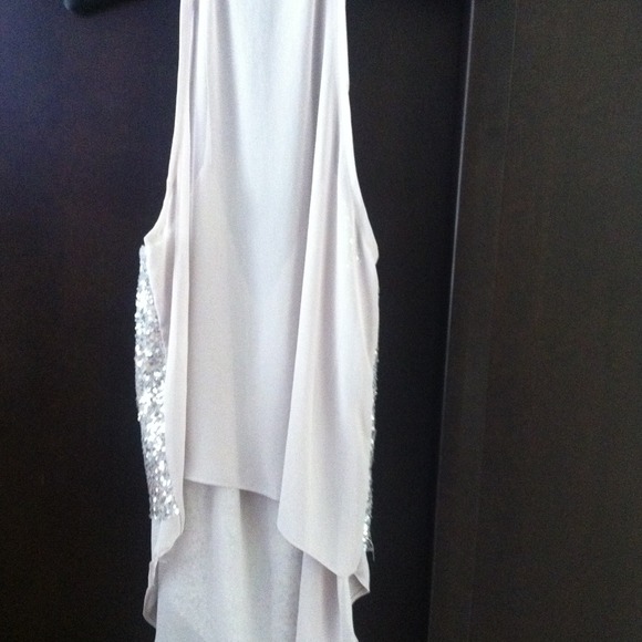 213 sparkly top w semi sheer back - Picture 3 of 3