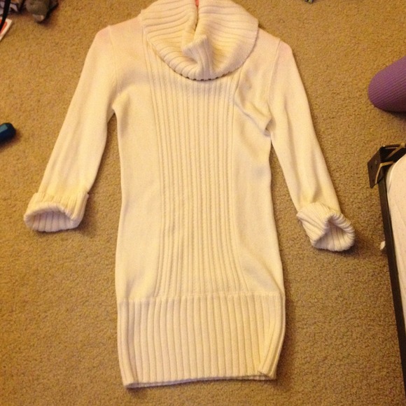 Cute off white sweater dress