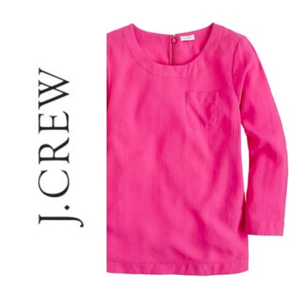 💢SOLD💢 J.Crew Sandwashed Silk Tee