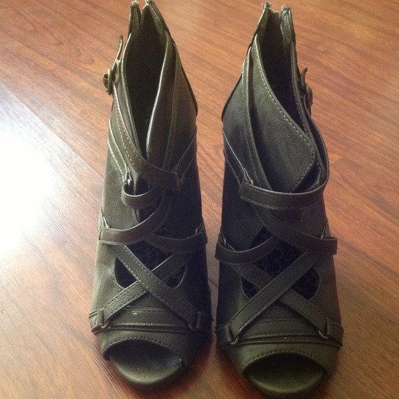 Cute wedge booties