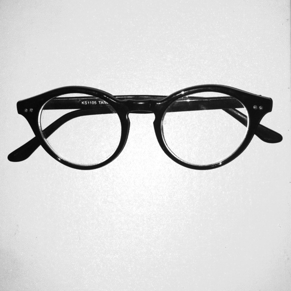 Vintage 1990s Eyeglasses with Clear Lenses