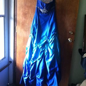 Blue Ombré Formal Dress