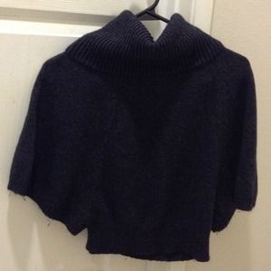 Poncho-like Sweater Top